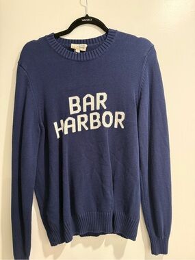 Bar Harbor Knit Crewneck Sweater - Blue